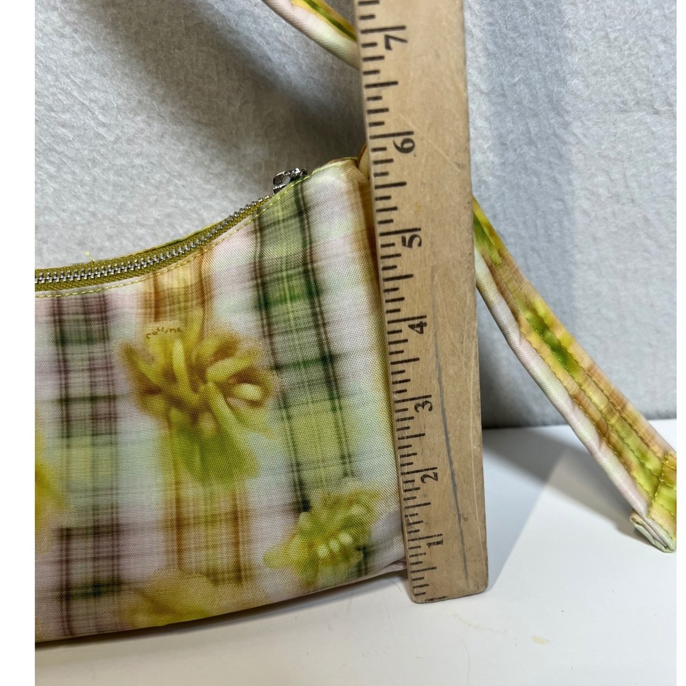 BAGGU x Collina Strada Women Shoulder Bag Cargo Plaid OS Green NWT Utility - Picture 5 of 13